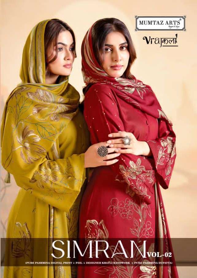 MUMTAZ SIMRAN VOL 2 PASHMINA WINTER DRESS COLLECTION BEST RATE 2025