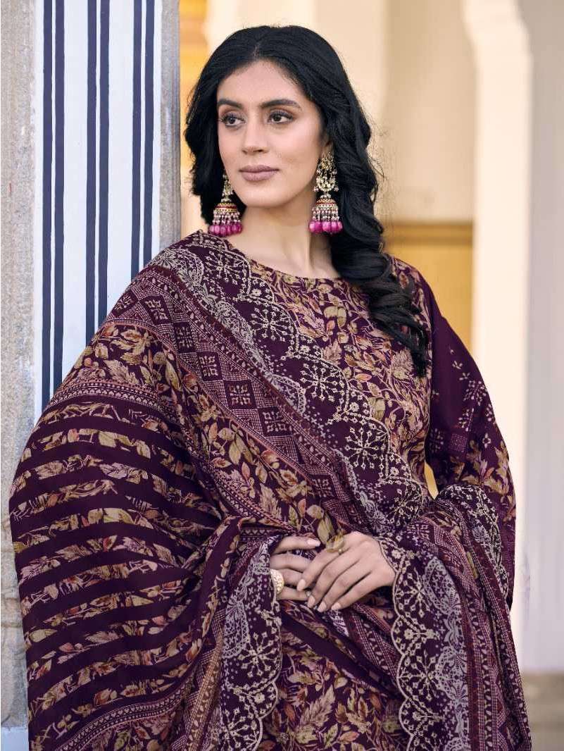 PAKIZA PRINT FARAZ NX VOL 12 LAWN COTTON PAKISTANI STYLE SUIT WHOLESALER 