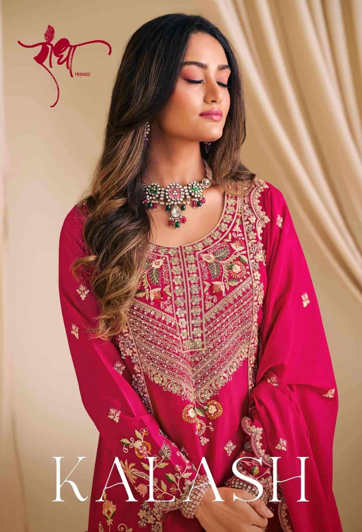 RADHA TRENDZ KALASH PARTYWEAR STYLE DESIGNER DRESS CATALOGUE BEST RATE 2025