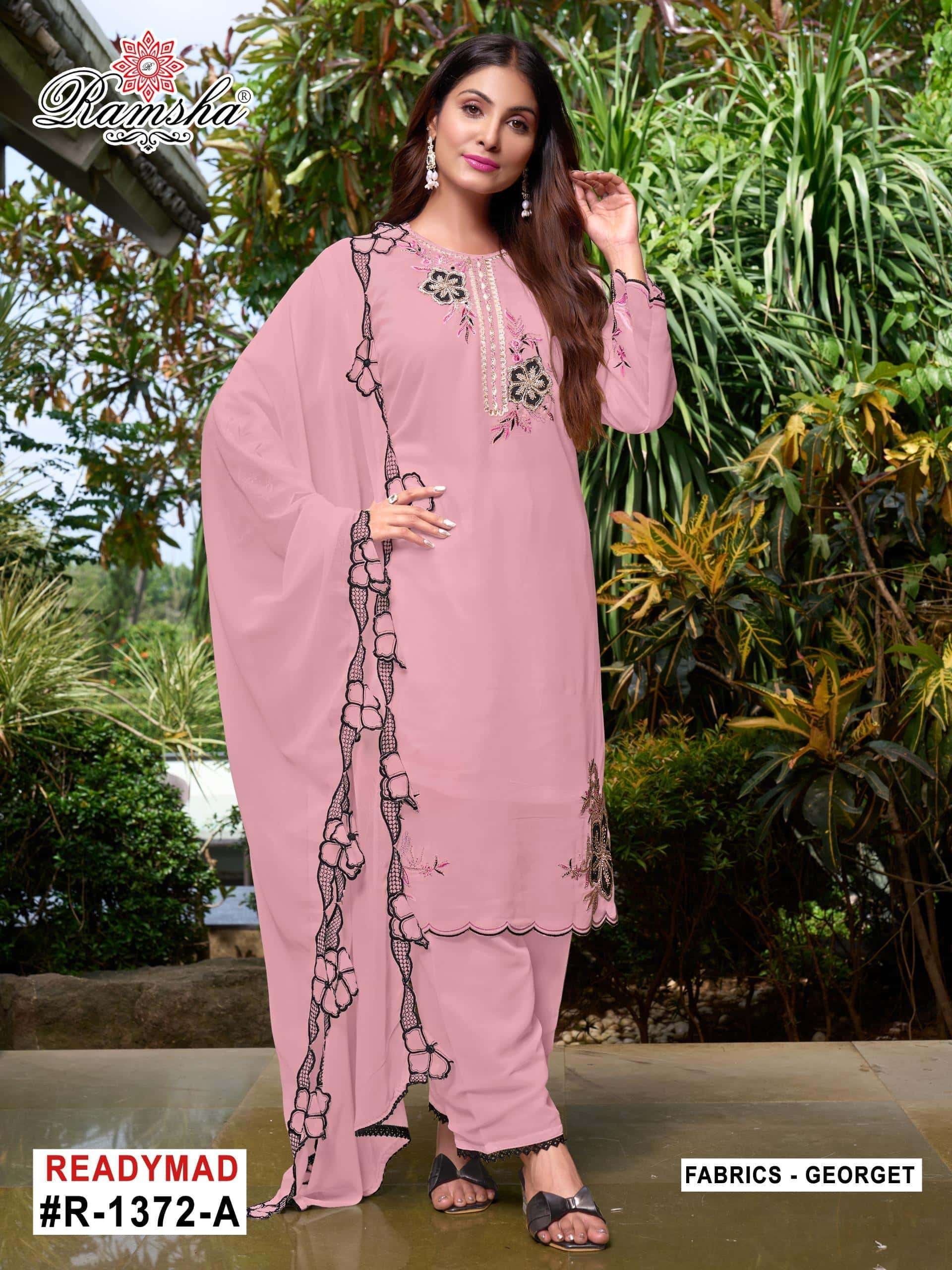 RAMSHA R 1372 NX PAKISTANI READYMADE 3 PIECE SET WHOLESALER 