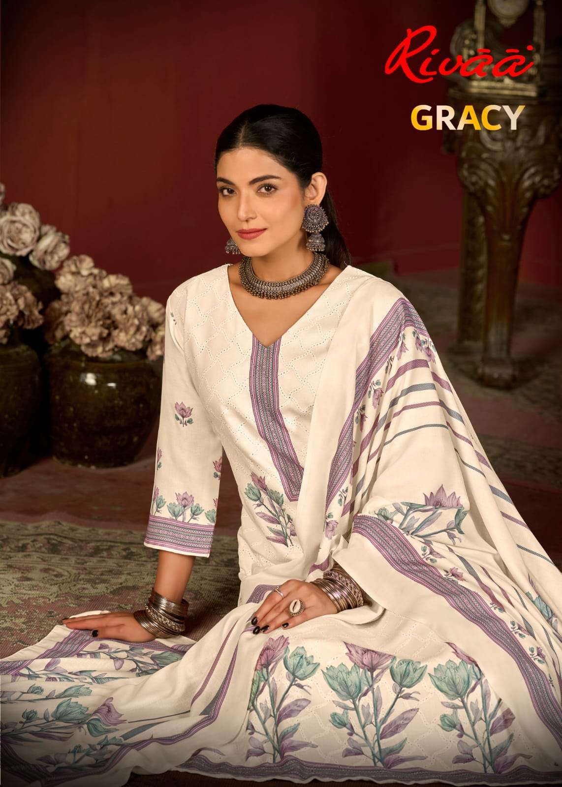 RIVAA GRACY PASHMINA WINTER SUIT DEALER IN SURAT 2025