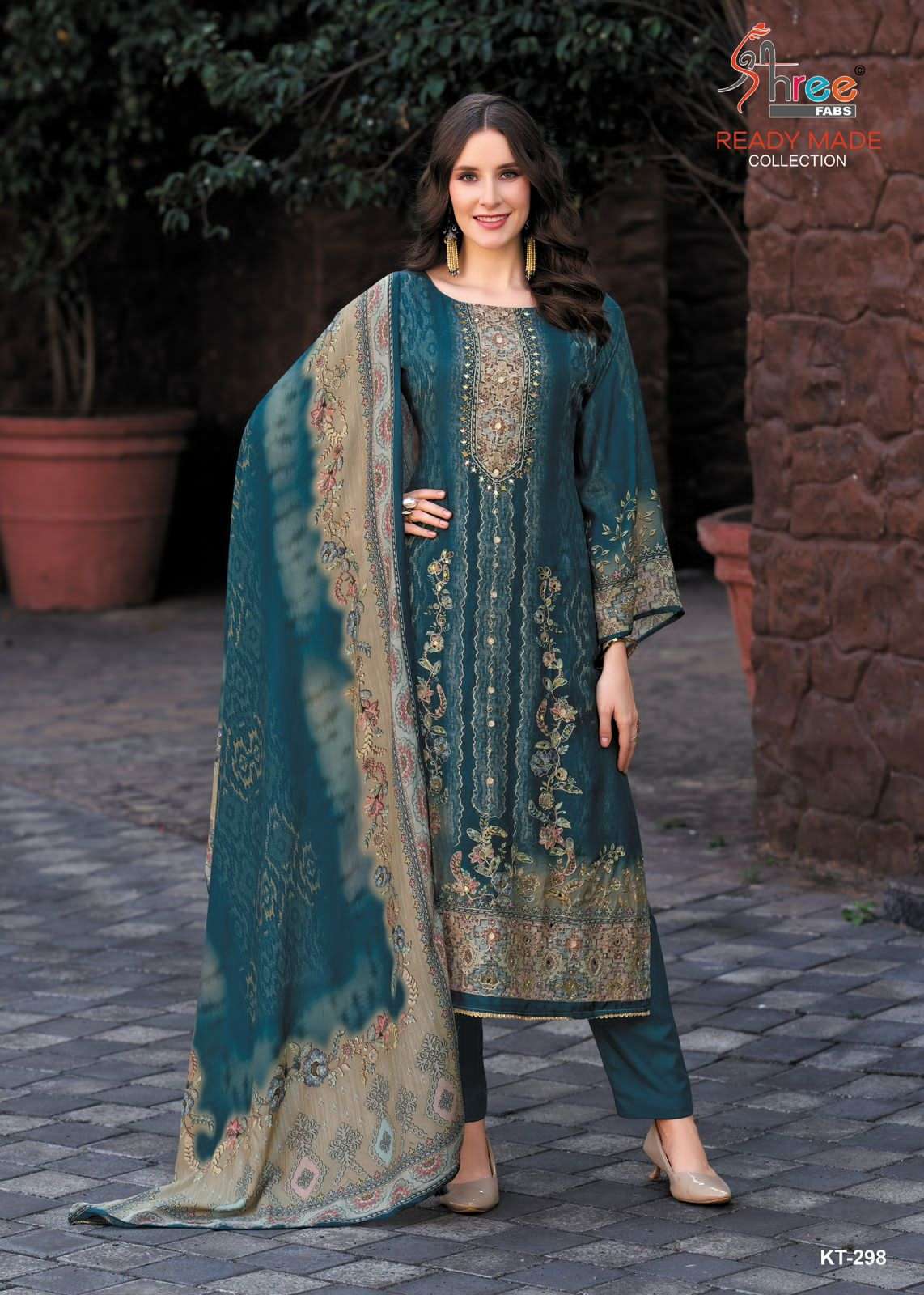 SHREE FAB KT 298 COLORS MUSLIN PAKISTANI SUIT WHOLESALER 2025