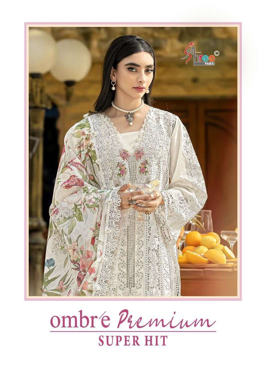 SHREE FAB OMBRE PREMIUM SUPER HIT PAKISTANI COTTON SUIT WHOLESALER BEST RATE 