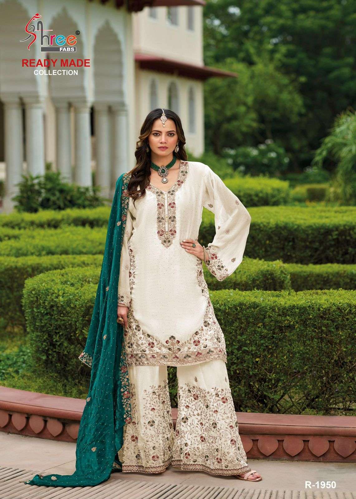 SHREE FAB R 1950 PAKISTANI SHARARA DRESS WHOLESALER BEST RATE 2025