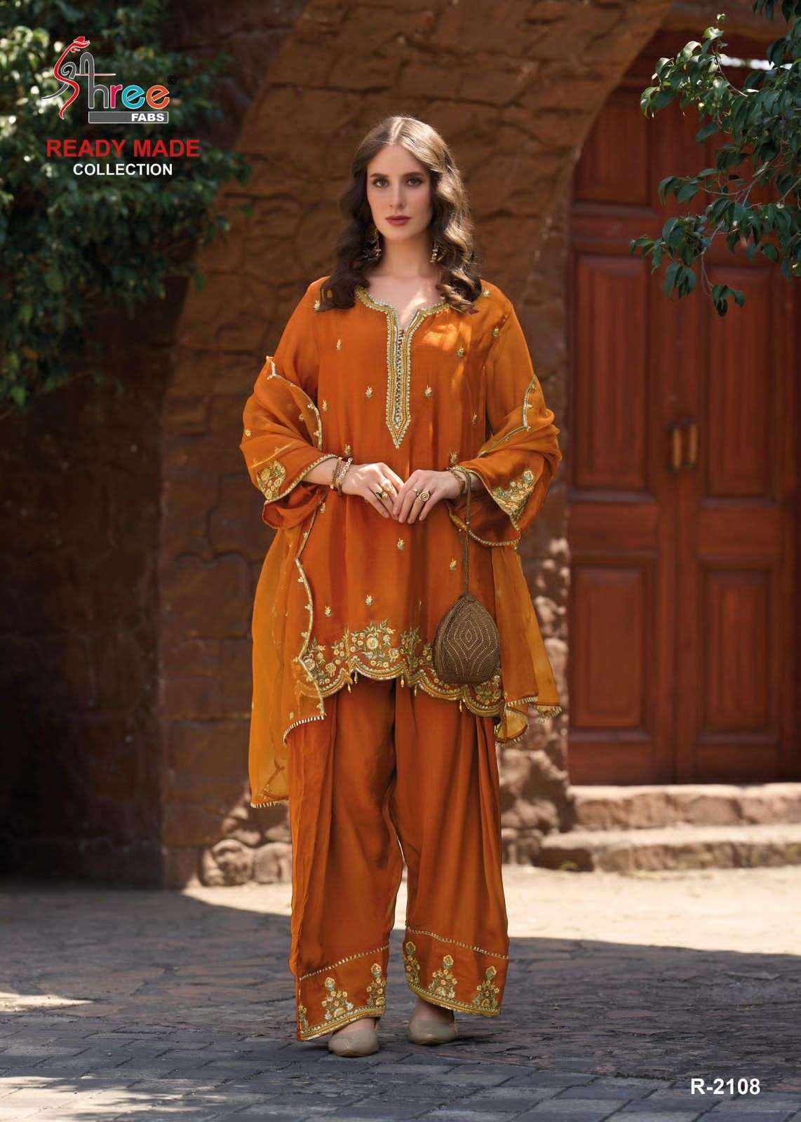 SHREE FAB R 2108 COLORS READYMADE PAKISTANI SUIT WHOLESALER 2025