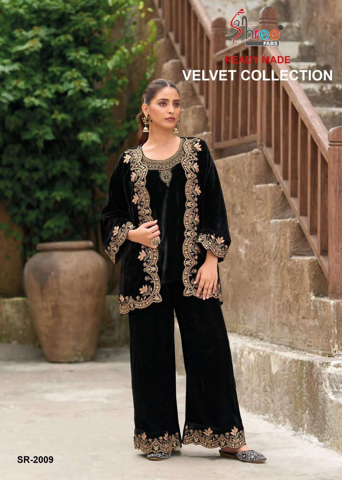 SHREE FAB SR 2009 COLORS PAKISTANI VELVET DRESS WHOLESALER 2025