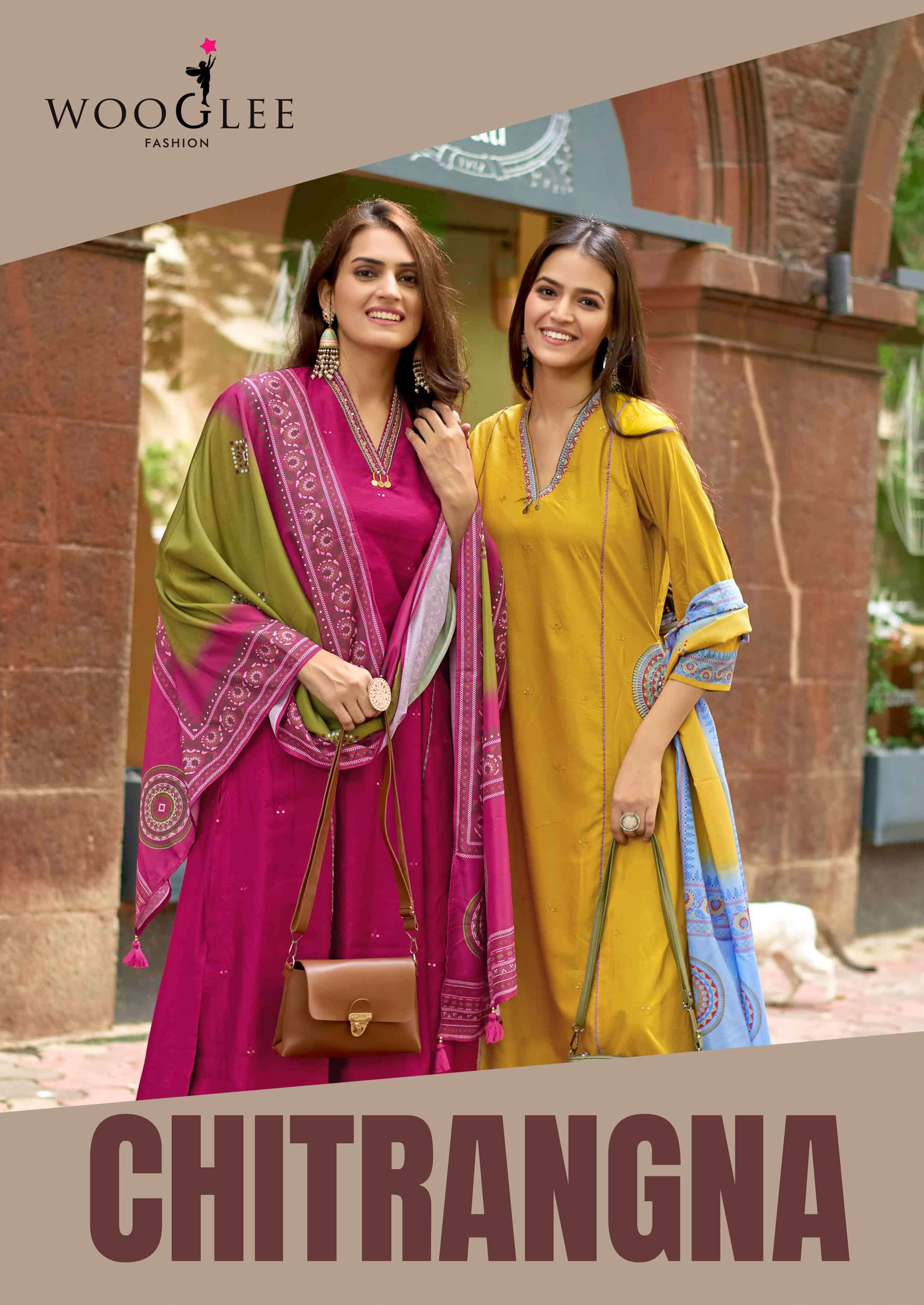 WOOGLEE CHITRANGNA READYMADE 3 PCS SET WHOLESALER BEST RATE 2025