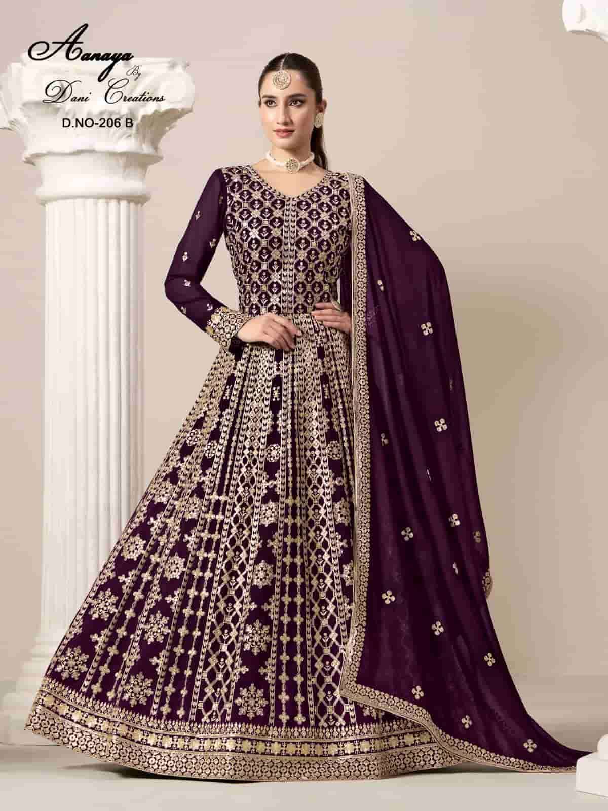 AANAYA VOL 206 BRIDAL WEAR DESIGNER GOWN CATALOG WHOLESALER 
