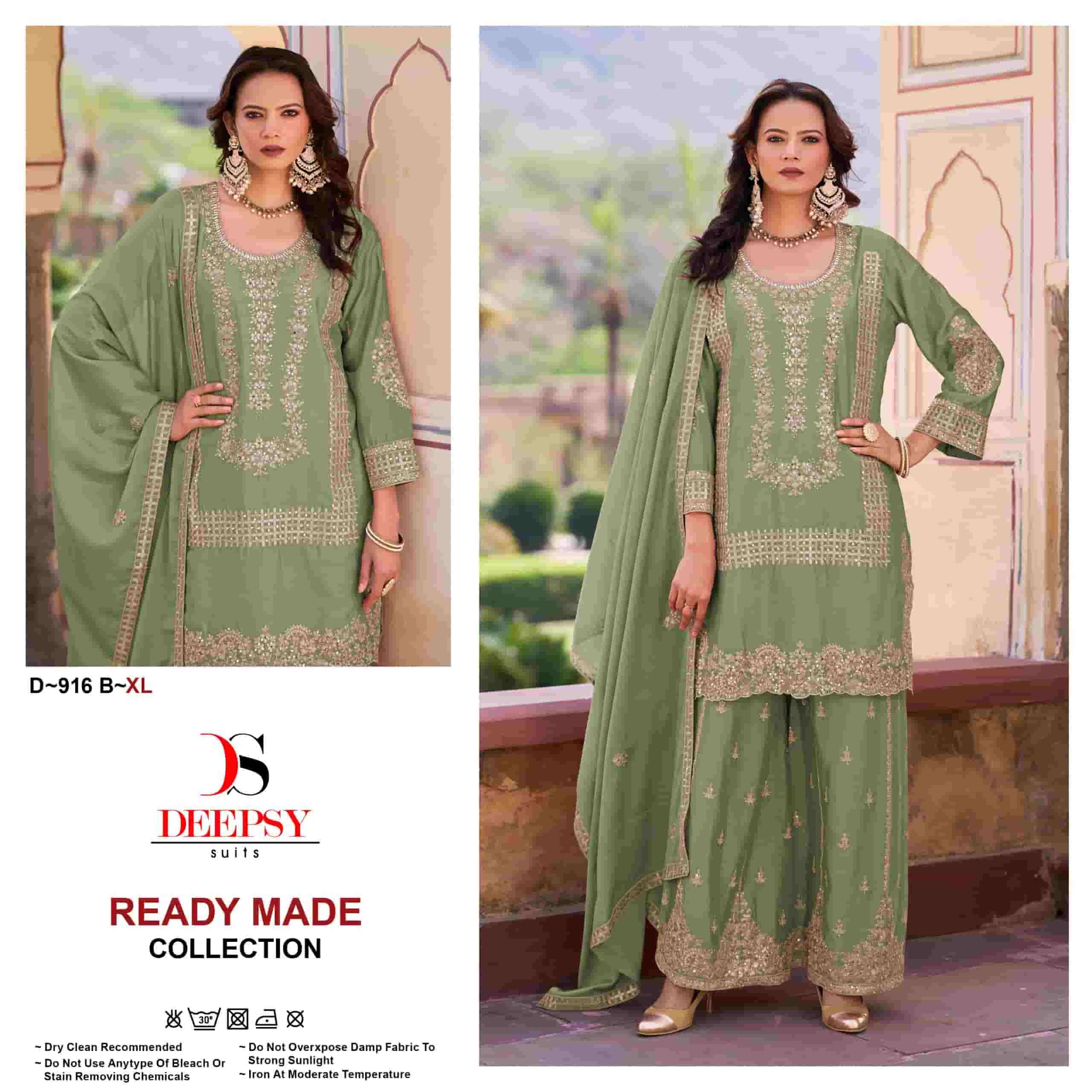 DEEPSY SUIT D 916 COLORS READYMADE PAKISTANI SUIT SUPPLIER 