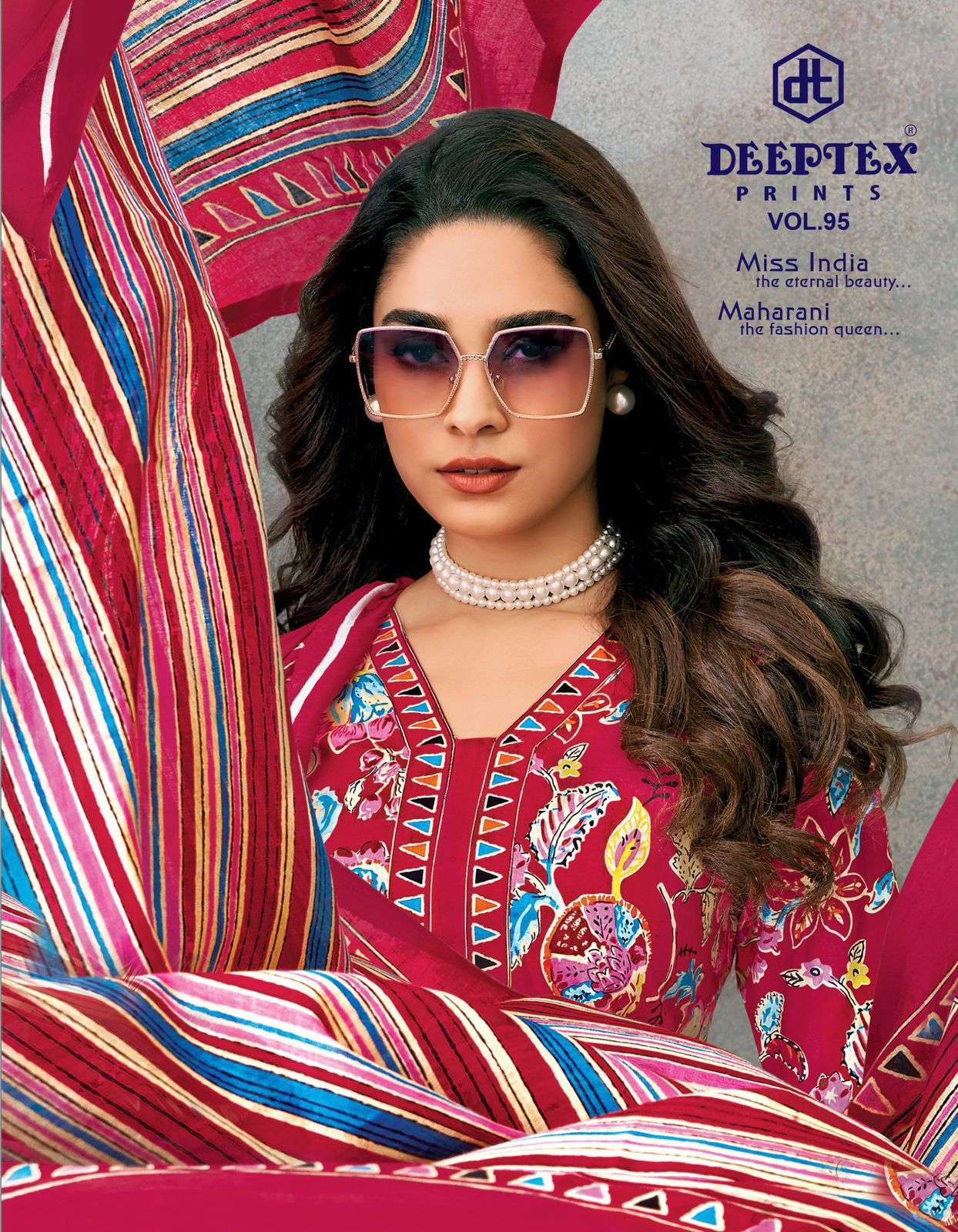 DEEPTEX MISS INDIA VOL 95 PURE COTTON DRESS MATERIAL WHOLESALER 