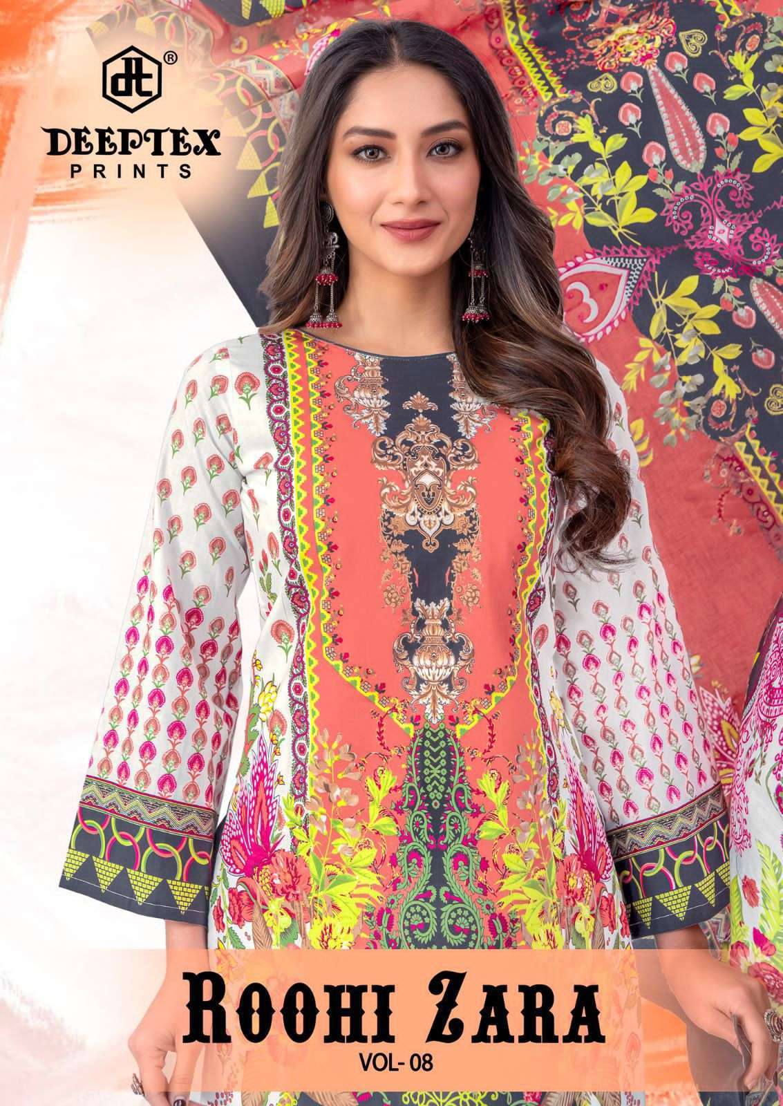 DEEPTEX ROOHI ZARA VOL 8 PURE COTTON SALWER SUIT WHOLESALER BEST RATE 2025