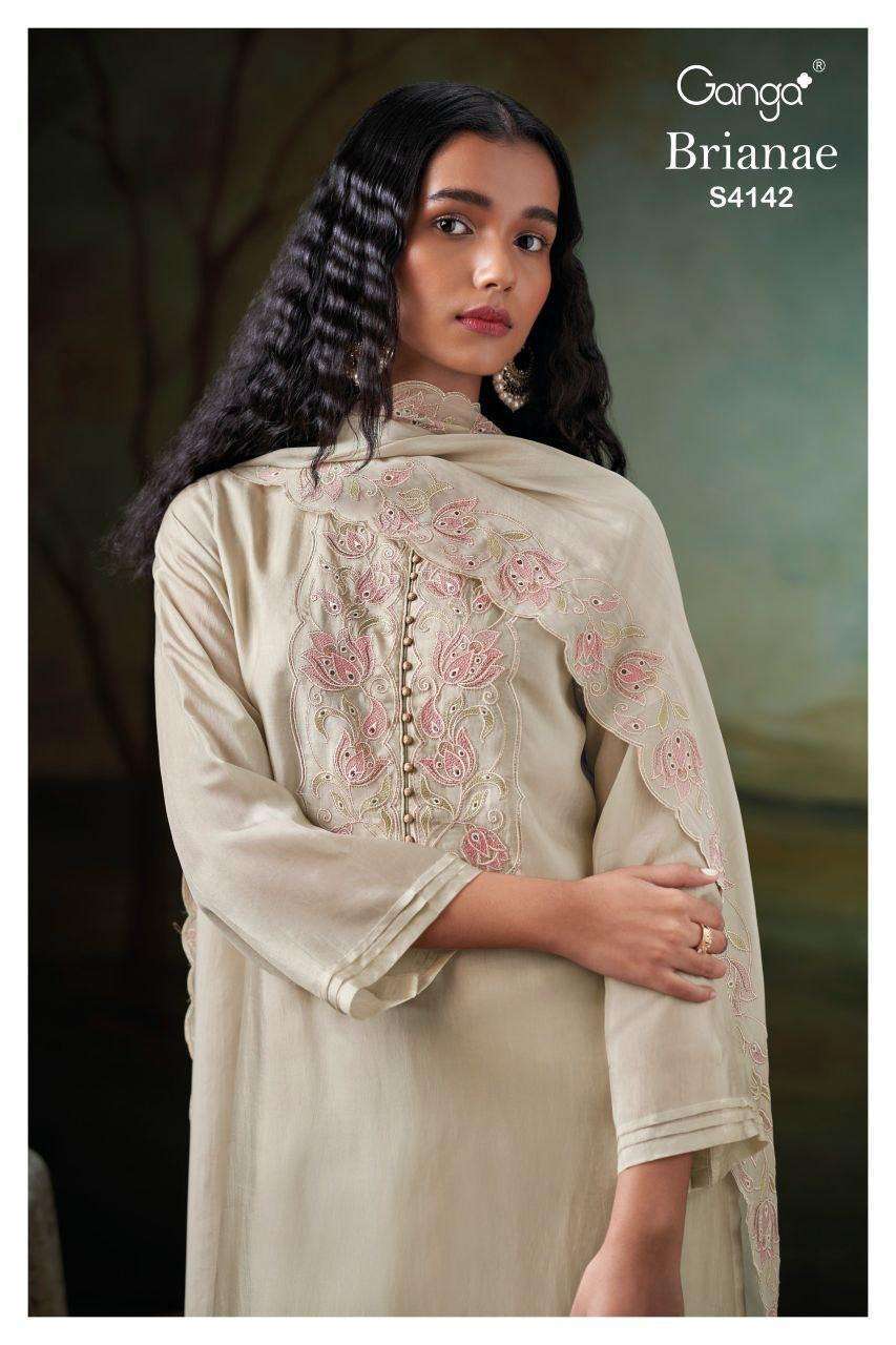 GANGA FASHION BRIANAE 4142 LADIES SUIT CATALOG WHOLESALER 2025