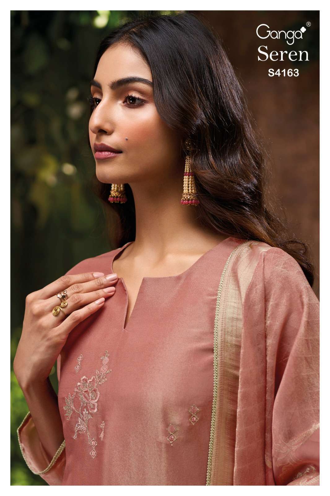 GANGA FASHION SEREN PURE BEMBERG SILK SUIT WHOLESALER BEST RATE 2025