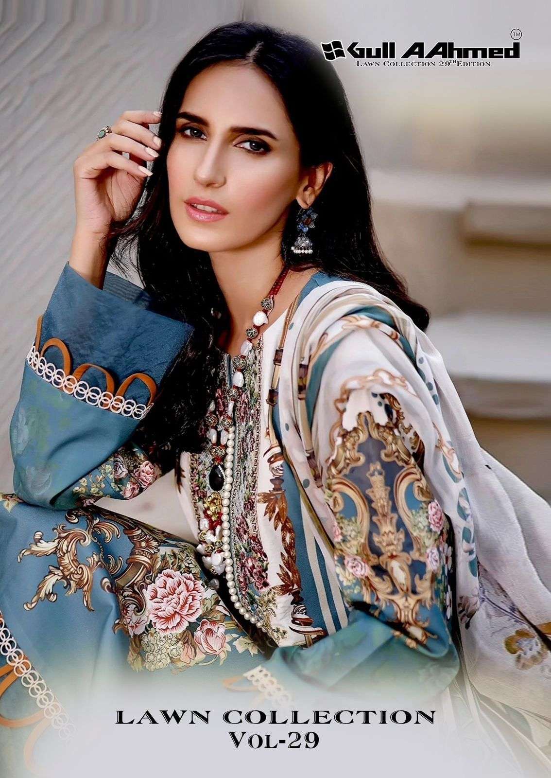 GULL AHMED LAWN COLLECTION VOL 29 PURE COTTON SUIT WHOLESALER 2025