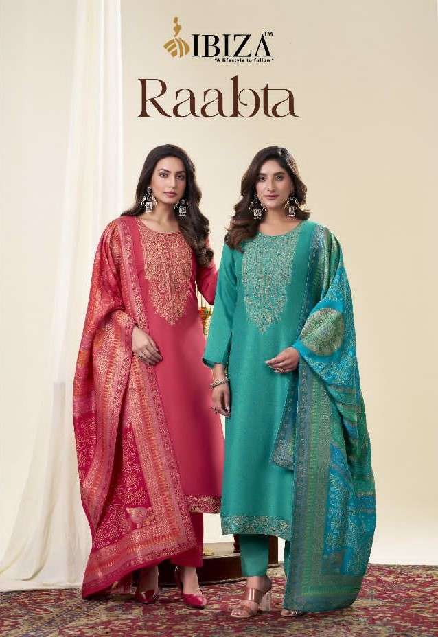 IBIZA RAABTA PARTYWEAR STYLE LADIES SUIT CATALOG SUPPLIER 