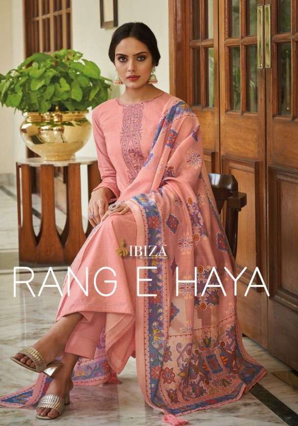 IBIZA RANG E HAYA PURE COTTON PRINTED SUIT WHOLESALER BEST RATE 