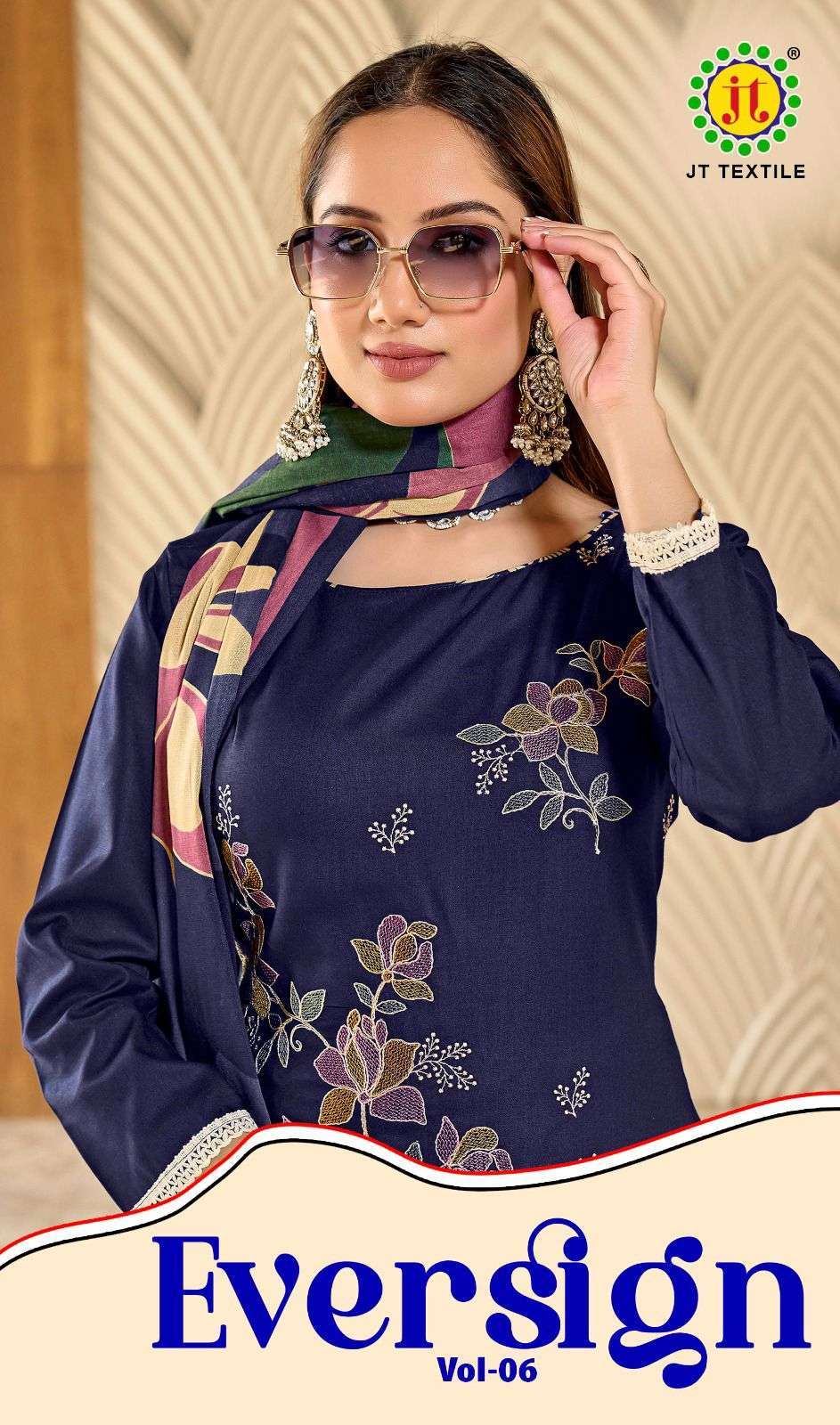 JT TEXTILE EVERSIGN VOL 6 RAYON SALWER KAMEEZ SUIT WHOLESALER 