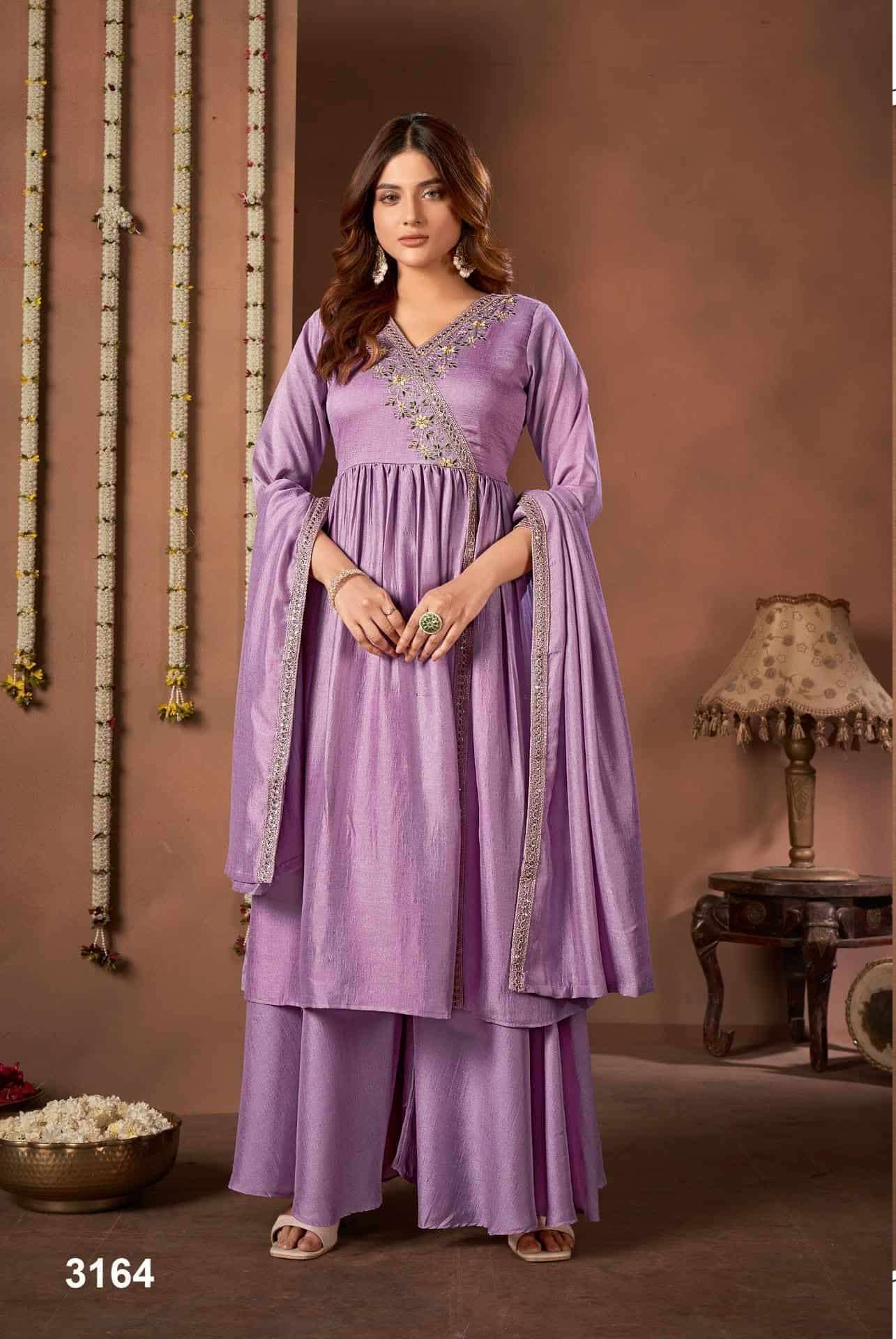 LADIES FLAVOUR ANGRAKHA VOL 2 LATEST DESIGNER READYMADE SUIT WHOLESALER 