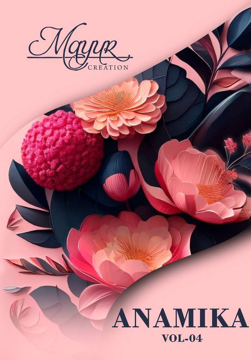 MAYUR CREATION ANAMIKA VOL 4 UNSTITCH COTTON DRESS WHOLESALER 