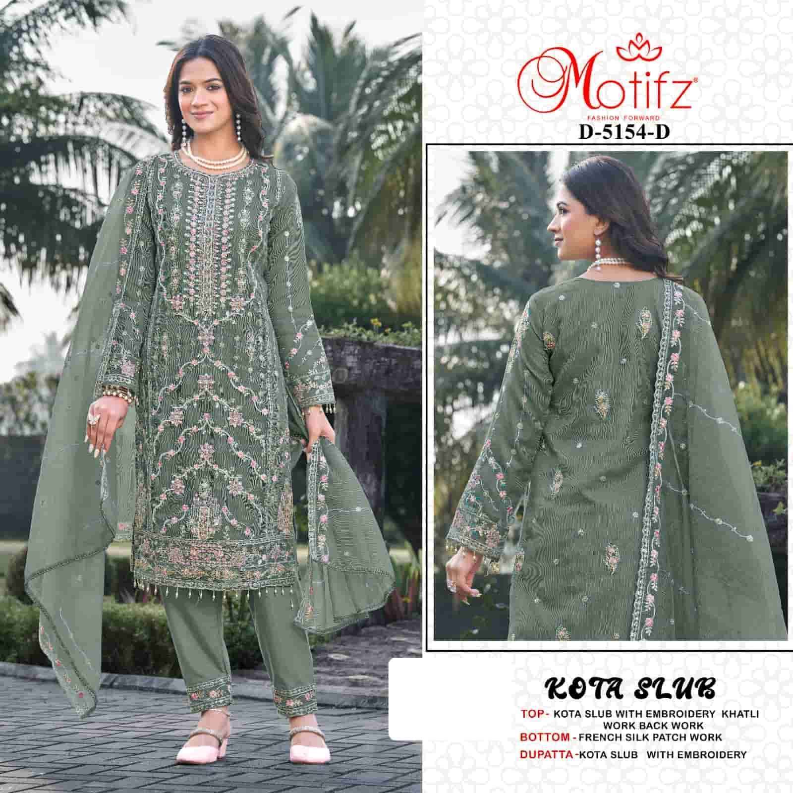 MOTIFZ D 5154 COLOURS DESIGNER EMBROIDERY PAKISTANI SUIT WHOLESALER 