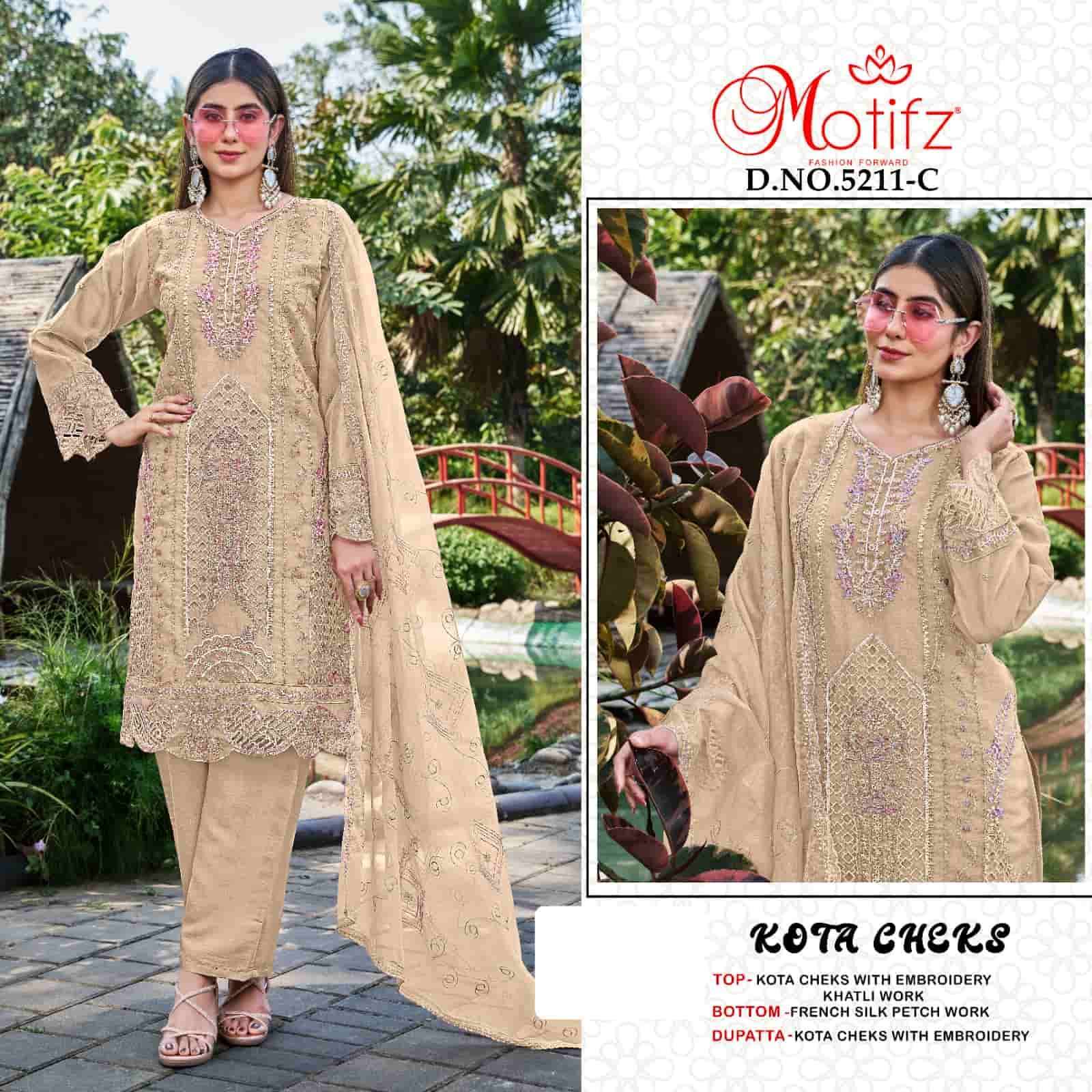 MOTIFZ D 5211 COLORS DESIGNER PAKISTANI SALWER SUIT WHOLESALER 
