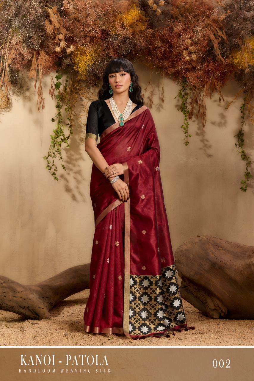 RAJTEX KANOI PATOLA TUSSER SILK HANDLOOM SAREE WHOLESALER BEST RATE 2025