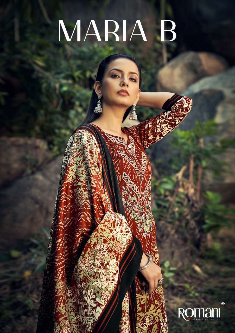 ROMANI MARIA B PAKISTANI PASHMINA SUTI WHOLESALER BEST RATE 2025