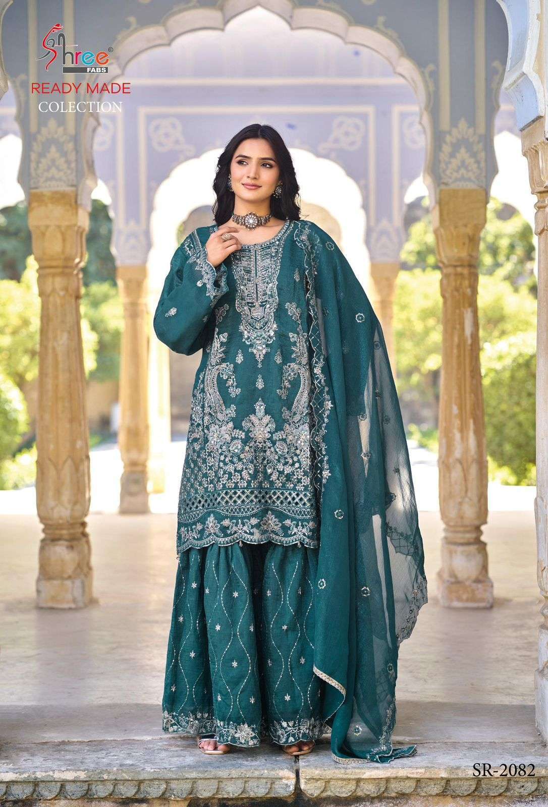 SHREE FAB 2082 COLORS CRUNCHY SILK READYMADE SALWER KAMEEZ WHOLESALER 2025