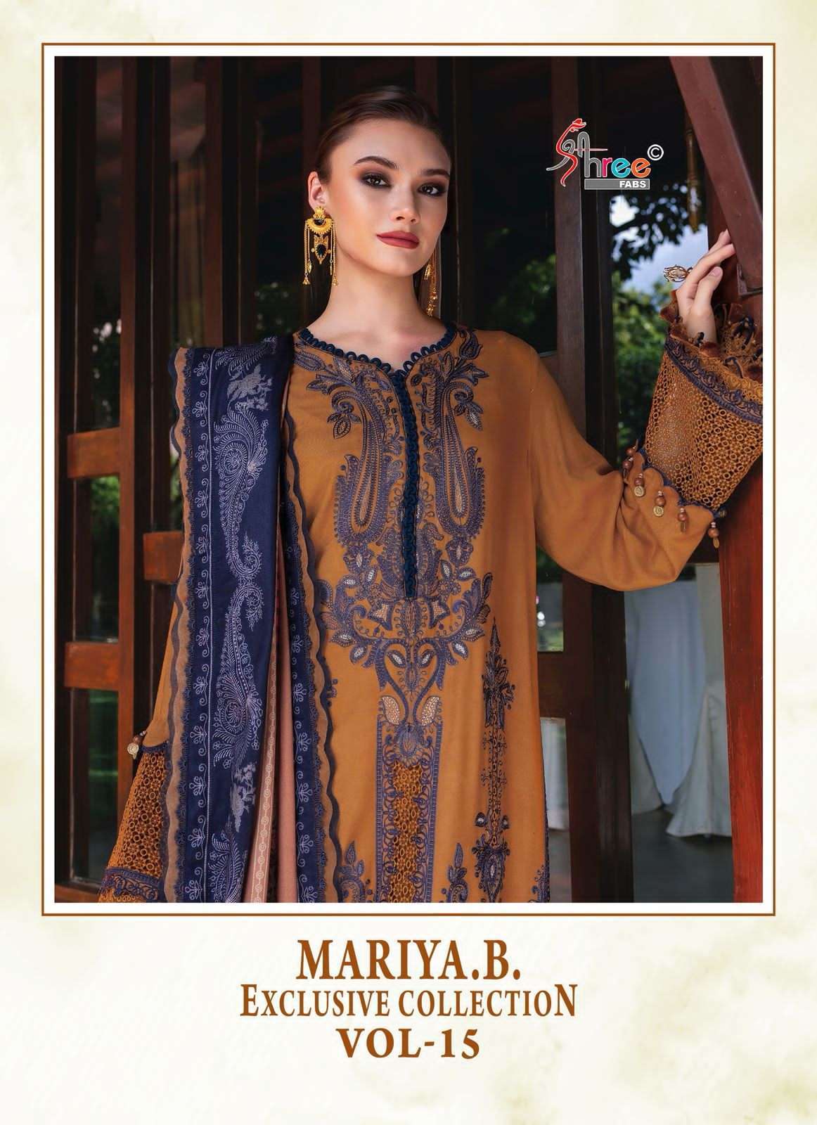 SHREE FAB MARIYA B EXCLUSIVE COLLECTION VOL 15 PAKISTANI CATALOG WHOLESALER 