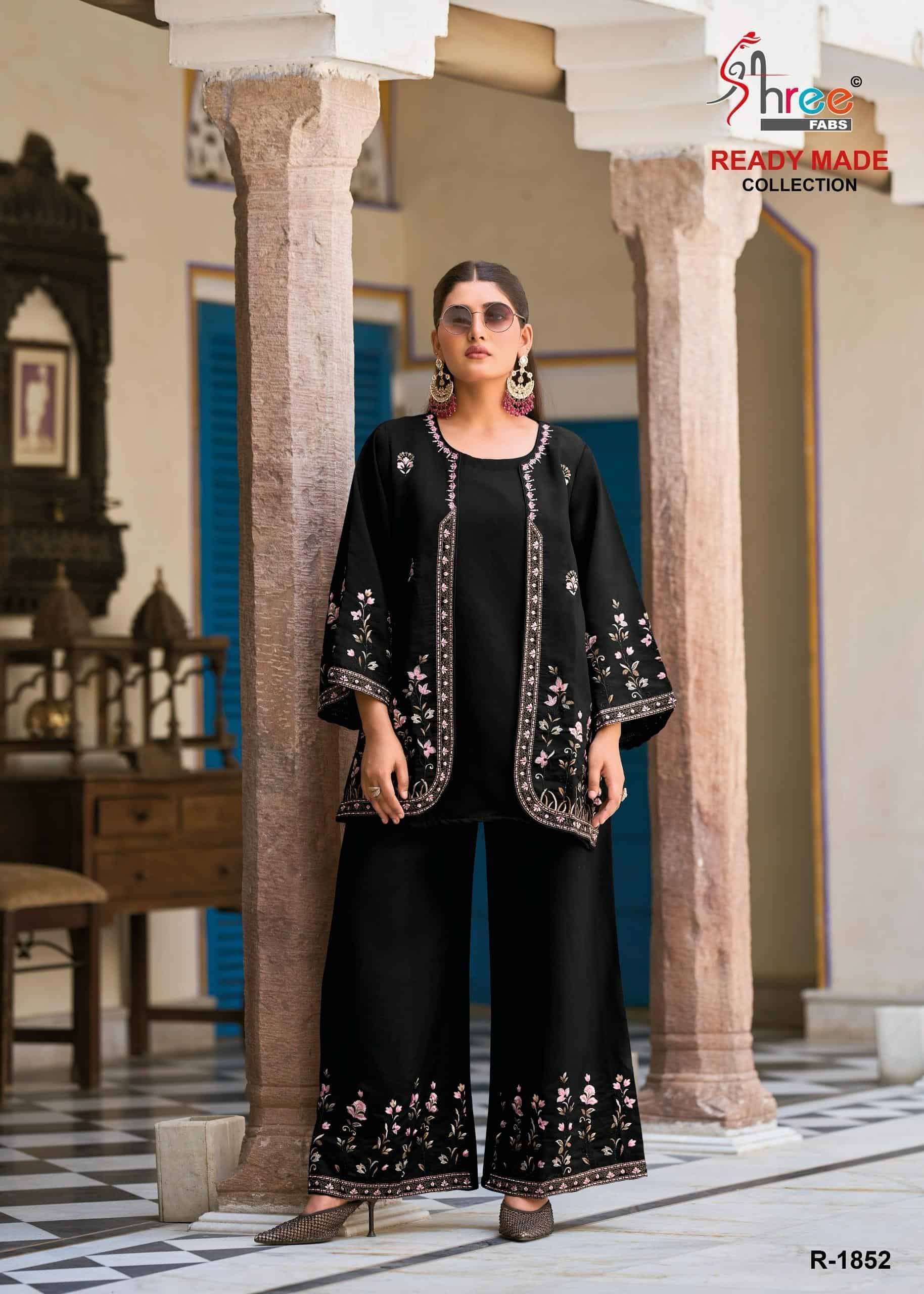 SHREE FAB R 1852 COLORS PAKISTANI CORD SET CATALOG WHOLESALER BEST RATE 