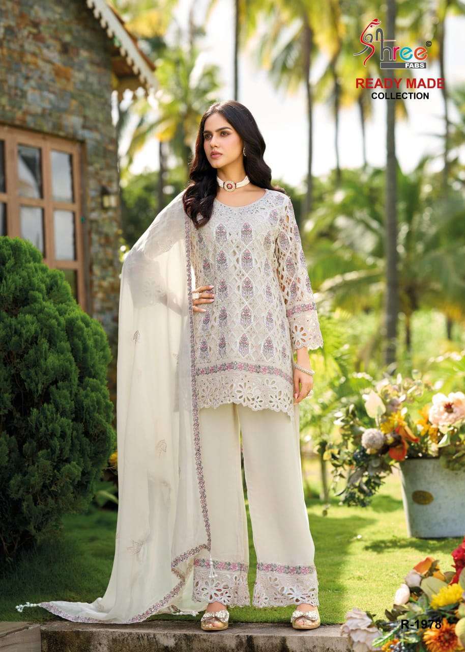 SHREE FAB R 1978 COLORS PAKISTANI PALAZOO SUIT WHOLESALER 