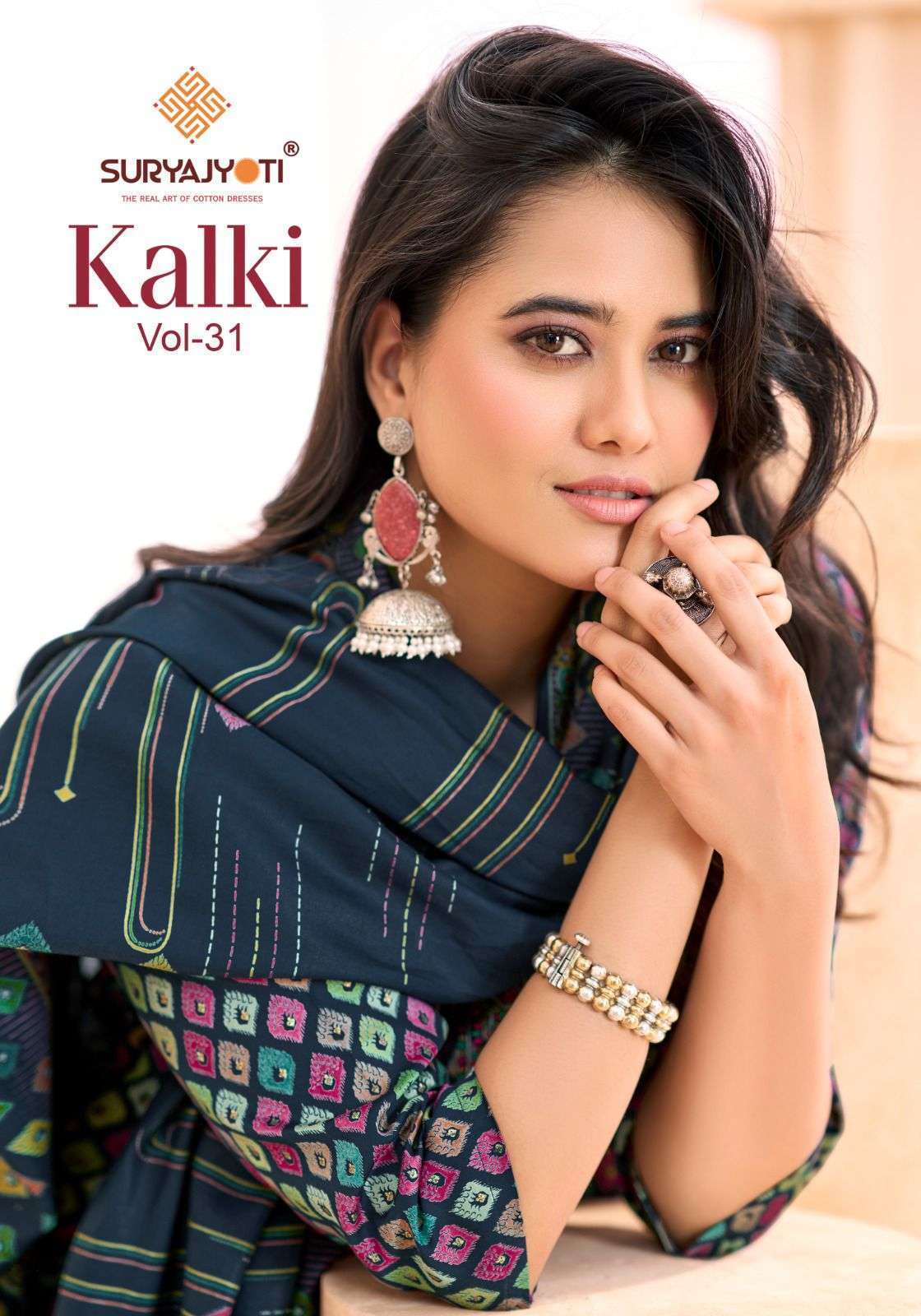 SURYAJYOTI KALKI VOL 31 JAM SATIN LADIES DRESS CATALOG WHOLESALE PRICE 2025