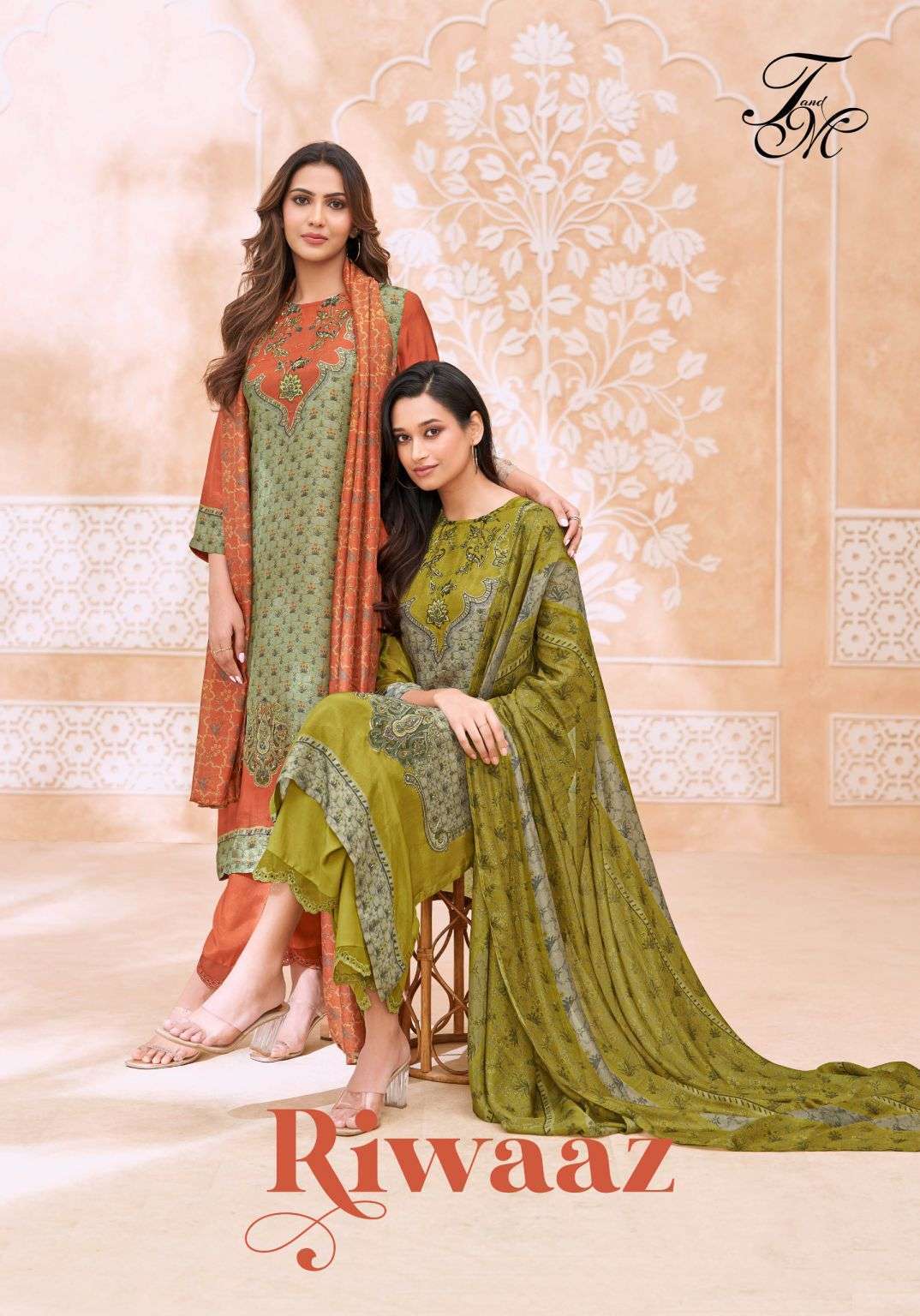 T AND M DESIGNER RIWAAZ PURE SILK CASUAL WEAR SUIT WHOLESALER 2025