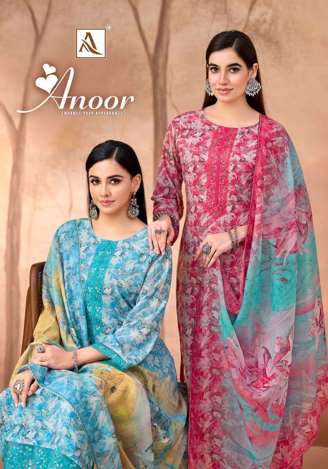 ALOK SUIT ANOOR CAMRIC COTTON EMBROIDERY SUIT WHOLESALER 2026