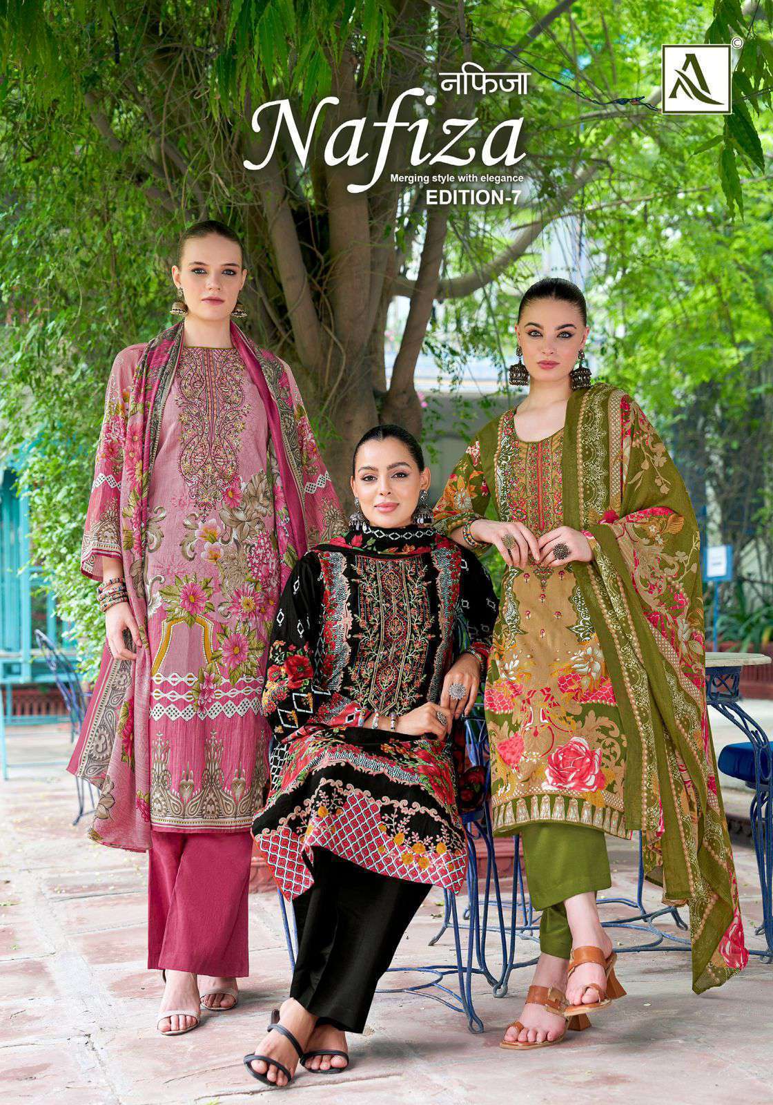 ALOK SUIT NAFIZA EDITION 7 PAKISTANI PRINTED COTTON SALWER SUIT WHOLESALER 