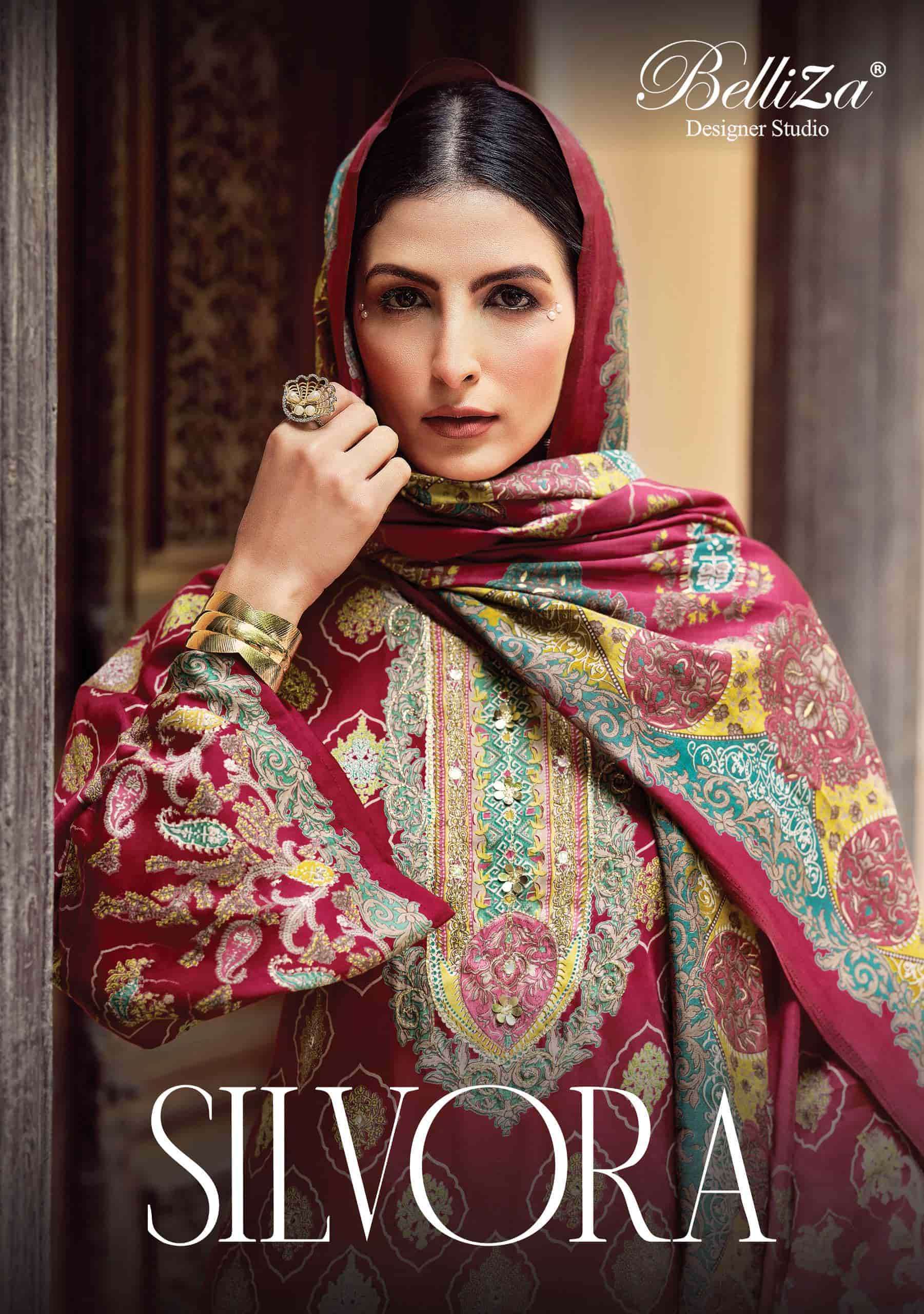 BELLIZA SILVORA PURE COTTON FANCY LADIES SUIT WHOLESALER 2026