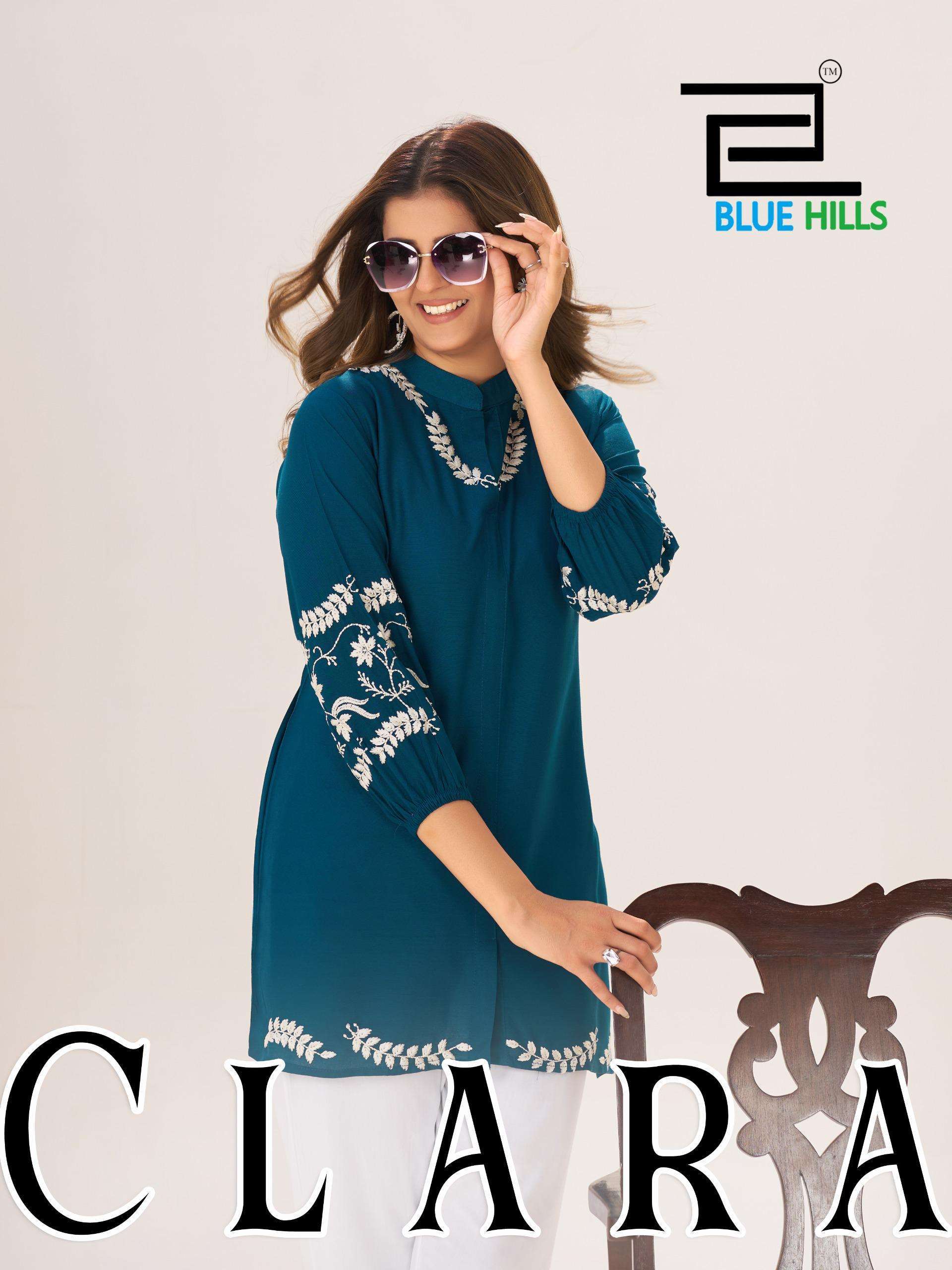 BLUE HILLS CLARA PREMIUM DESIGNER TOP COLLECITON WHOLESALER BEST RATE 