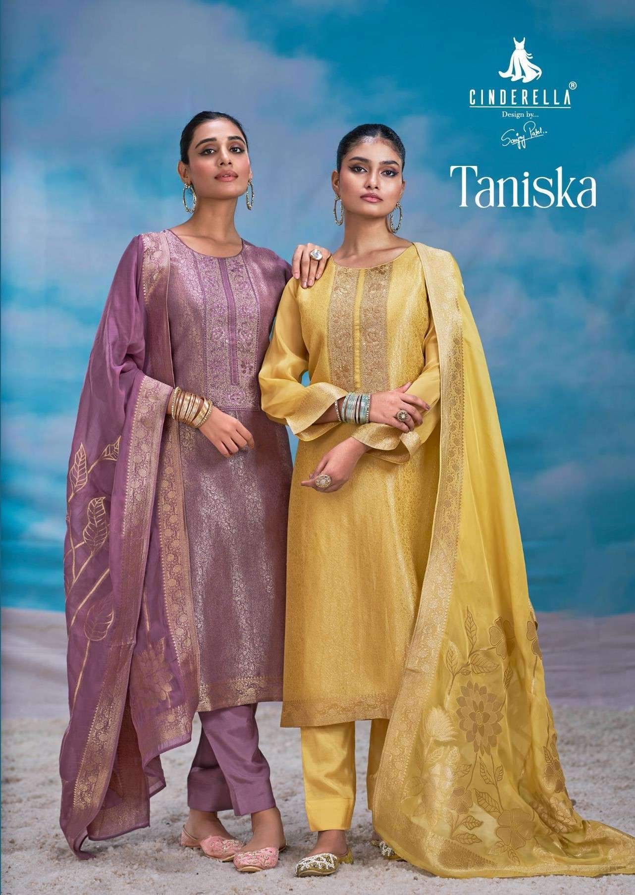 CINDERELLA TANISKA PURE ORGANZA JACQUARD SUIT CATALOG DEALER 2026