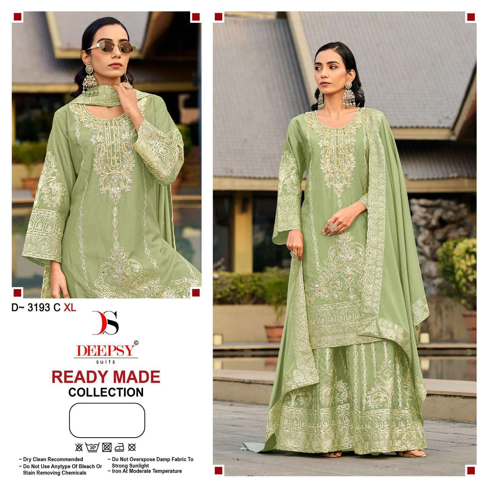 DEEPSY D 3193 COLOURS CHINON PRINTED SHARARA READYMADE COLELCTION BEST RATE 2026