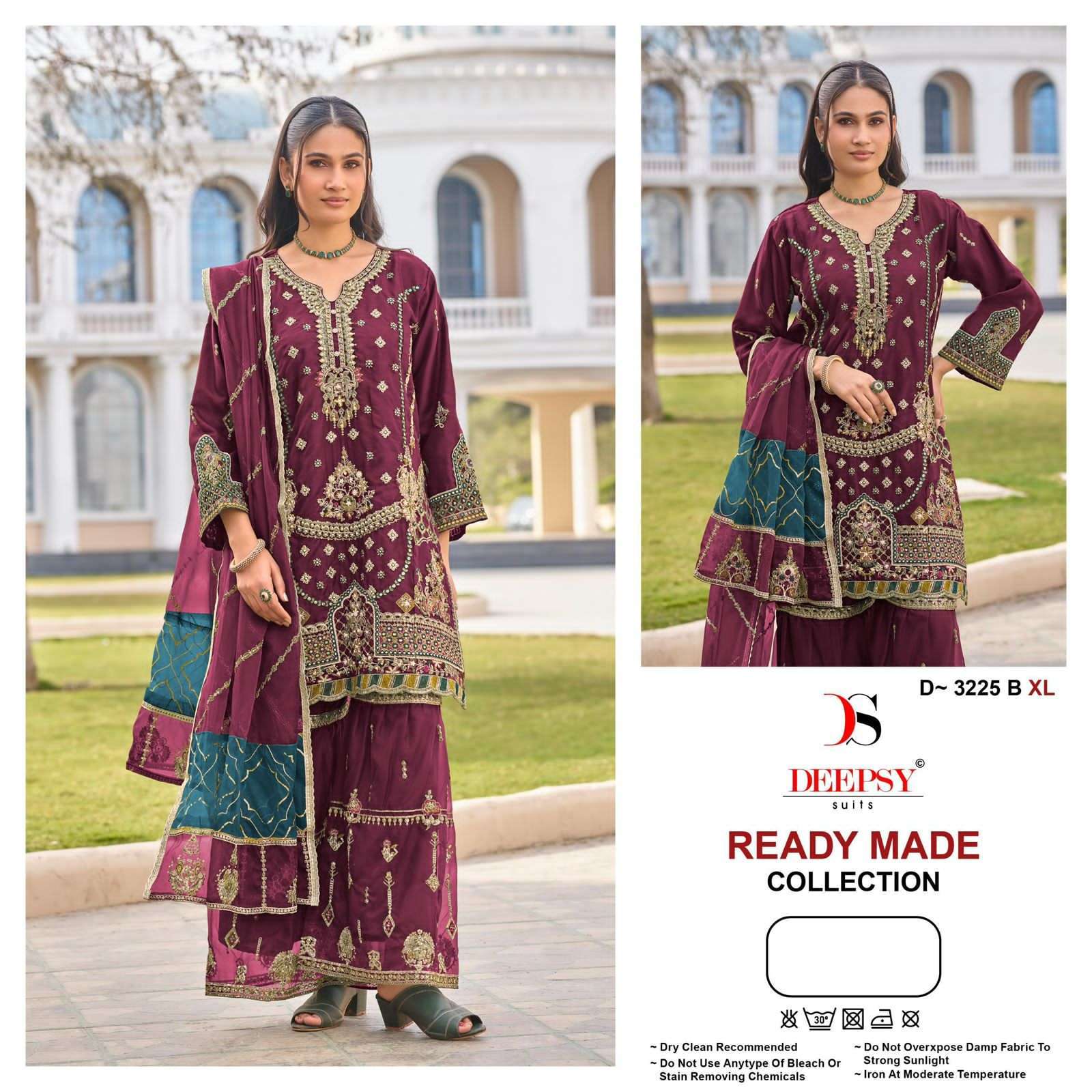 DEEPSY D 3225 COLORS PURE ORGANZA PAKISTANI SUIT DEALER 