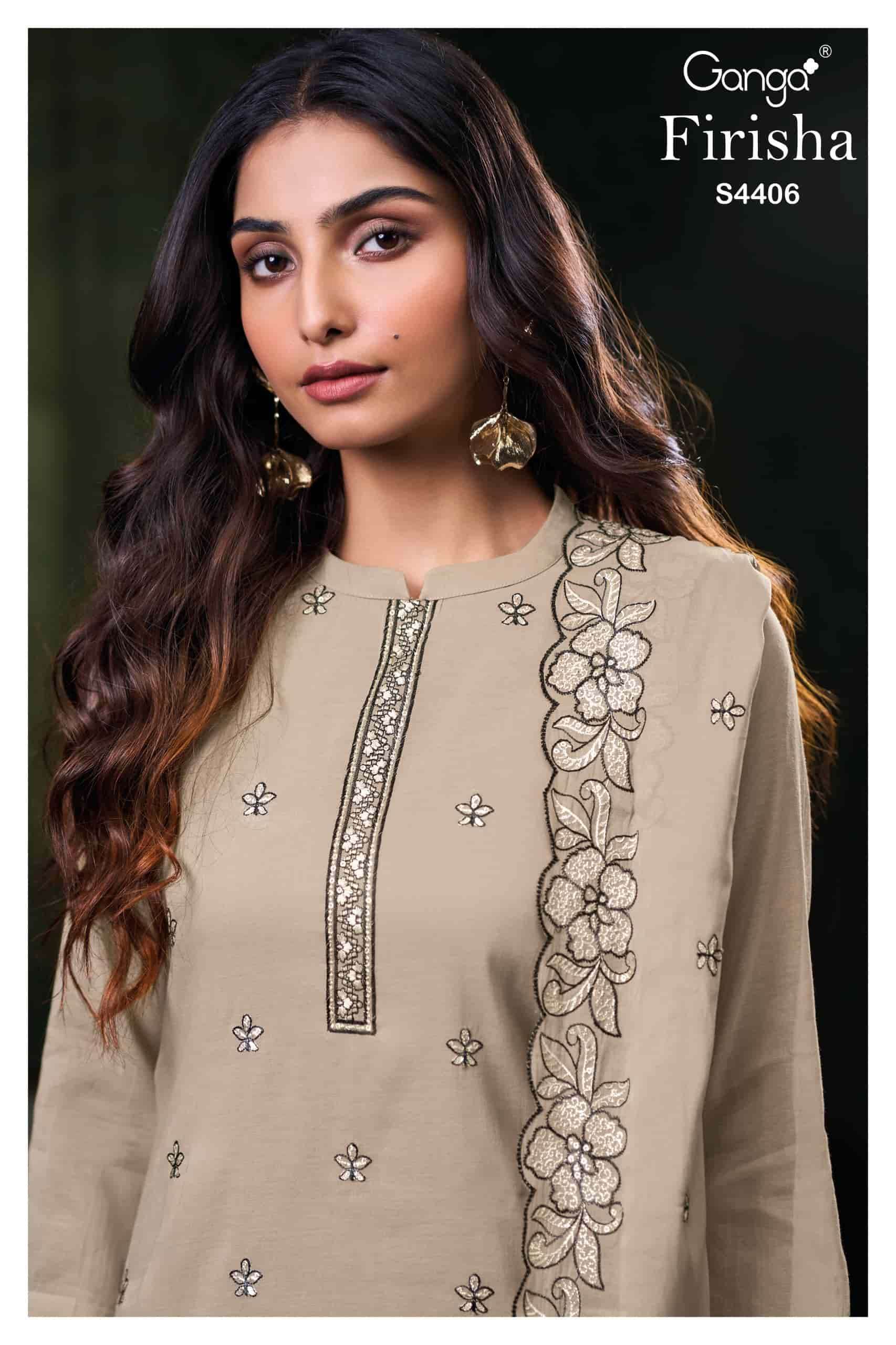 GANGA FASHION FIRISHA 4406 PURE VISCOSE MUL SUIT WHOLESALER 2026