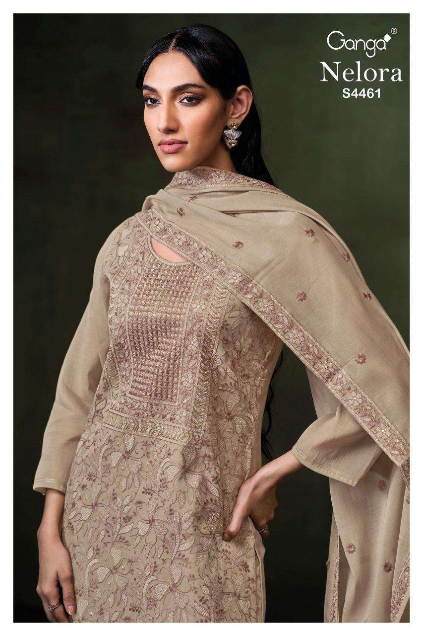 GANGA NELORA 4461 PURE VISCOSE MUL SUIT WHOLESALER 2026