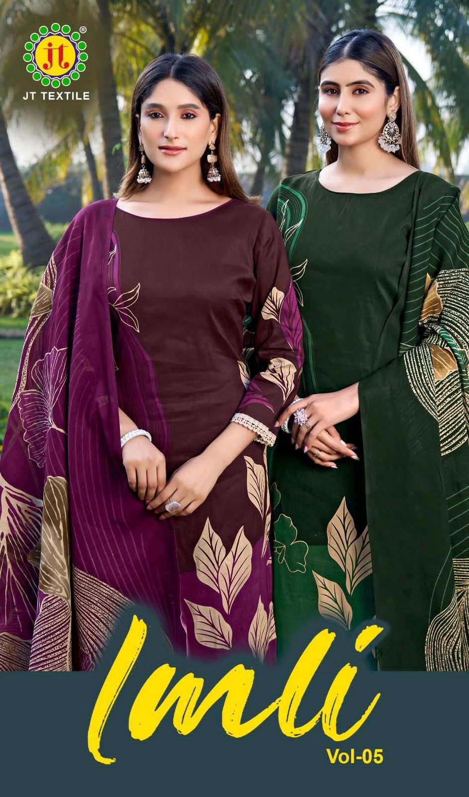 JT IMLI VOL 5 RAYON SALWER KAMEEZ WHOLESALER BEST RATE DEALER 