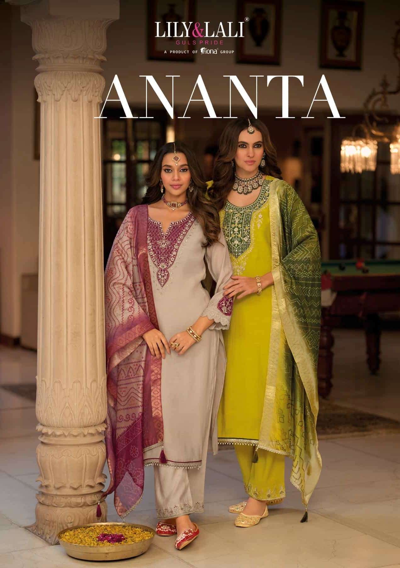 LILY AND LALI ANANTA MALL CHANDERI PARTY WEAR READYMADE COLLECTION BEST RATE 2026