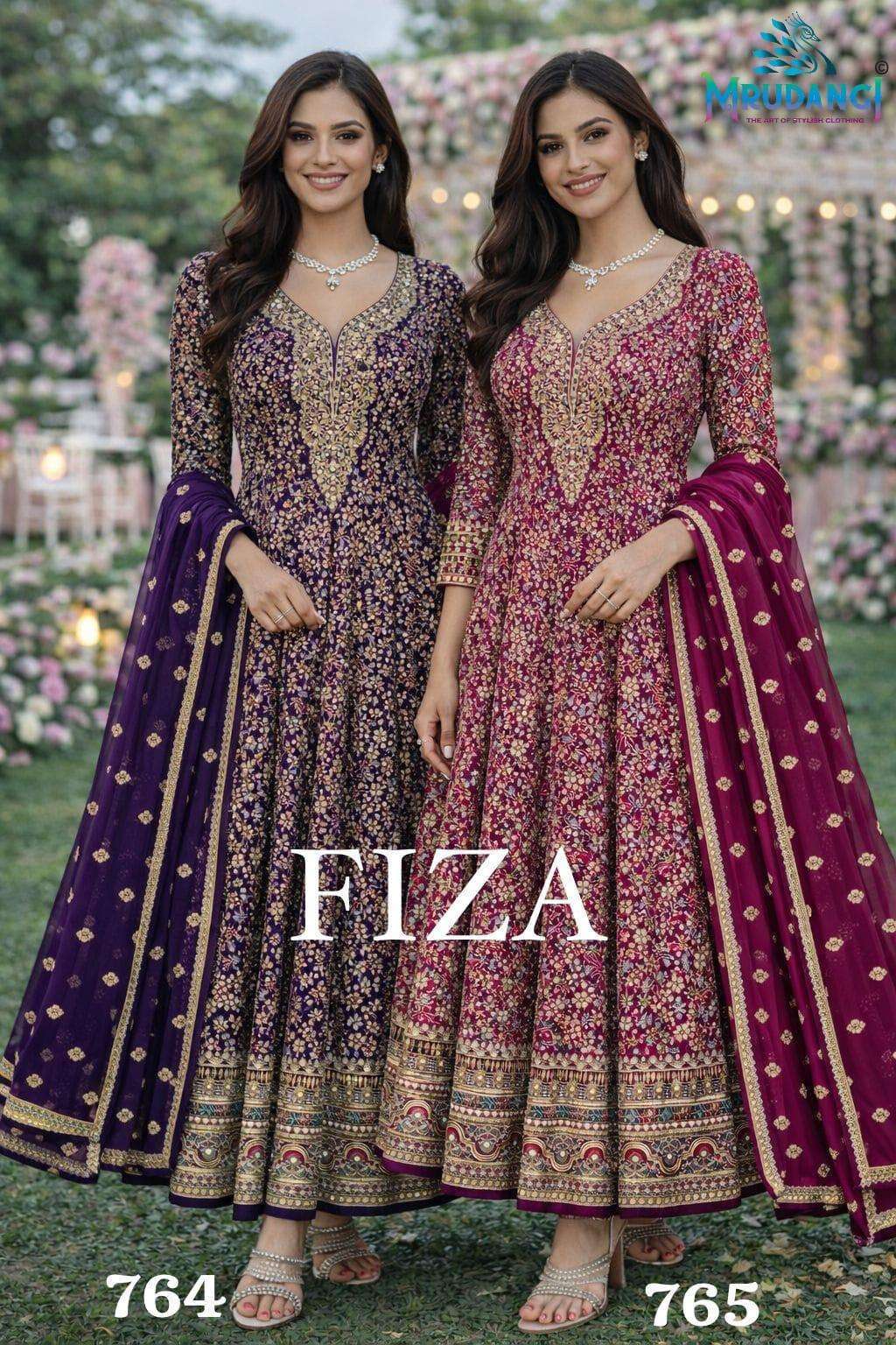 MRUDANGI FIZA DESIGNER GOWN CATALOGUE BEST RATE DEALER 