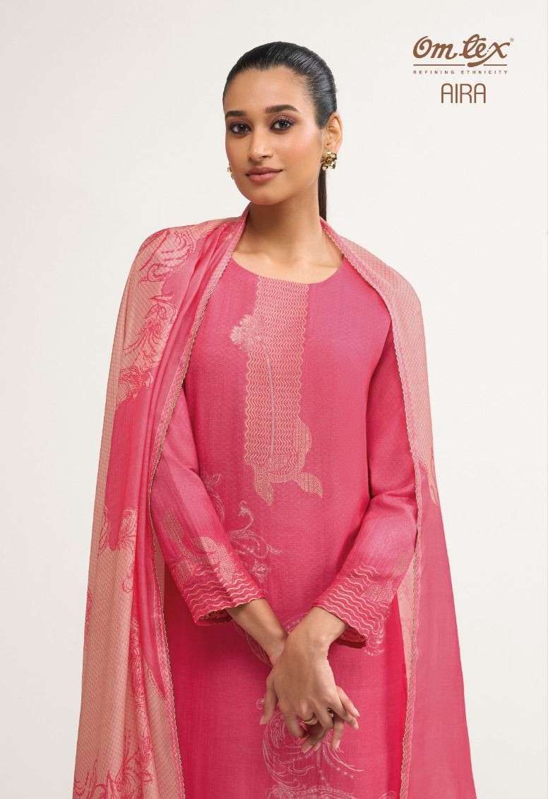 OMTEX AIRA PURE LINEN JACQUARD SUIT CATALOG BEST RATE DEALER 2026