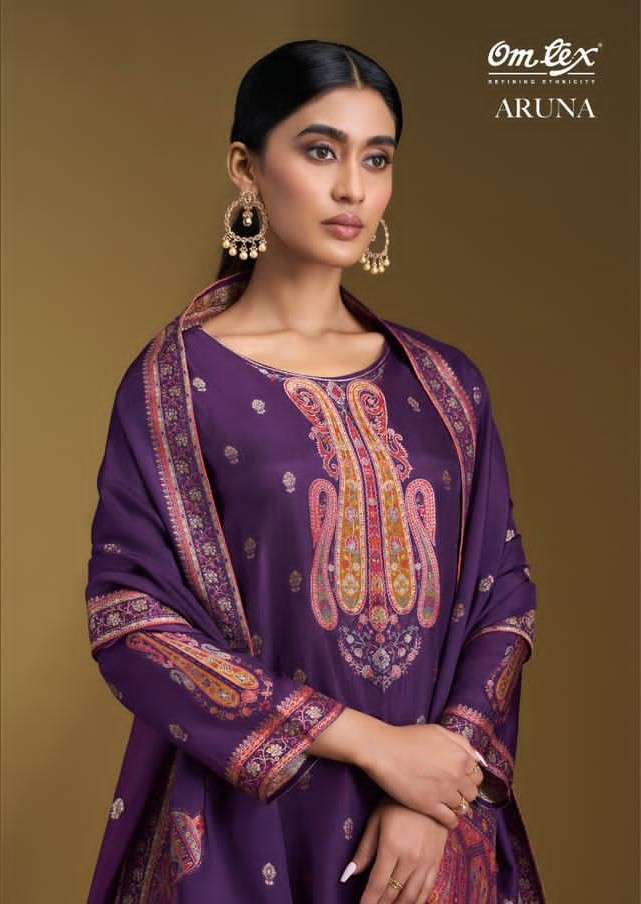 OMTEX ARUNA RUSSIAN SILK SUIT CATALOG SUPPLIER 