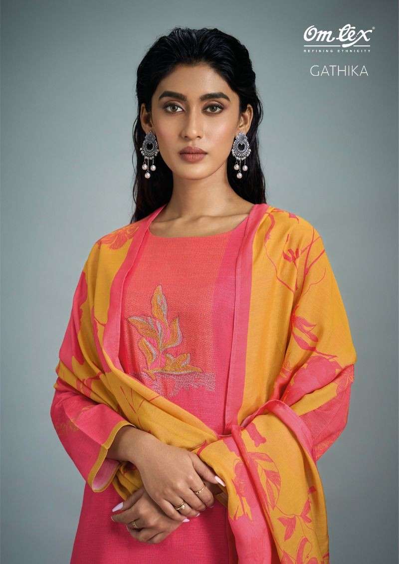 OMTEX GATHIKA COTTON SALWER KAMEEZ SUIT WHOLESALER BEST RATE 