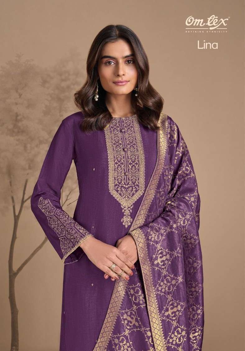 OMTEX LINA RUSSIAN SILK PRINTED SALWER KAMEEZ WHOLESALER 2026