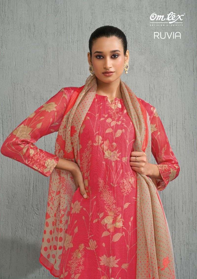 OMTEX RUVIA FANCY BURBERRY JACQUARD LADIES SUIT WHOLESALER 2026